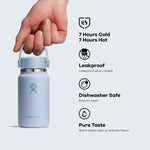 Hydro Flask Micro Bottle 6.7 Oz Trillium Pink Insulated Mini Leak Proof Flask
