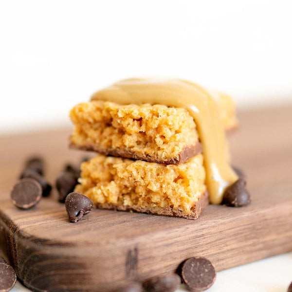 NuGo Smarte Carb protein bars with 20g protein, 0g sugar, 2g net carbs, 160 calories, brown sugar free peanut butter crunch, 12 count