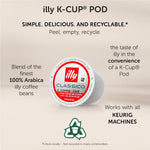 Illy Forte K Cup Coffee Pods, 10 Count, 100% Arabica Beans, Keurig Compatible