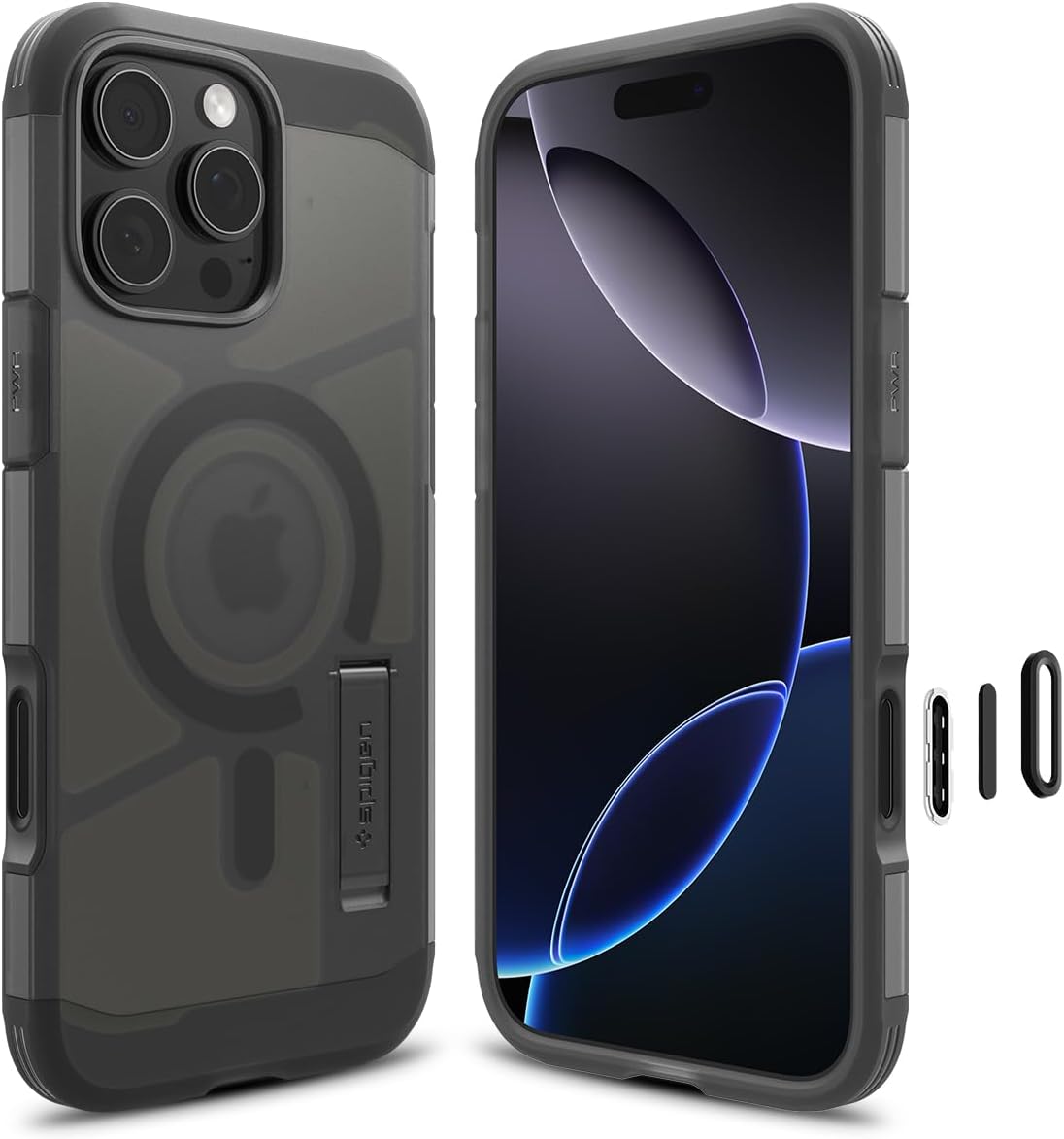 Spigen for iPhone 17 Pro Max Case, Tough Armor T MagFit [Camera Control Button] [Compatible with Magsafe] - Black