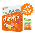 yumearth organic chewy fruit flavored candies assorted 7.5oz allergy friendly gluten free