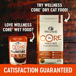 wellness core tiny tasters land variety pack grain free 1.75 oz pouch 12 count