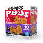 Bobo's Strawberry PB&J Oat Snacks, Gluten-Free, Non-GMO, Plant-Based, Whole Grain Oats