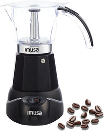IMUSA 6 or 3 Cup Electric Espresso Maker for Coffee
