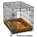 MidWest Homes for Pets QuietTime XXS Dog Bed - Cinnamon Faux Fur Bolster for Small Dogs and Cats