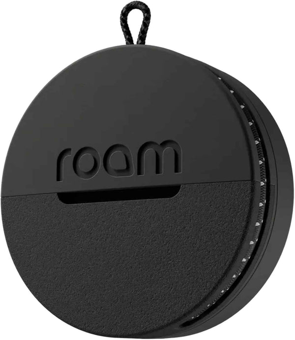ROAM SMART TRACKER - Bluetooth Tracker & Item Locator for Keys, Wallet, Luggage, Kid & Pet Gear, (iOS, Android Compatible), No App or Subscription, Fast Setup, Waterproof | 2-Pack, Black & Blue