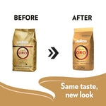 Lavazza Qualità Oro whole bean blend, medium roast, 2.2 pounds, 100% Arabica, Central America & African highland origins, fruity and aromatic