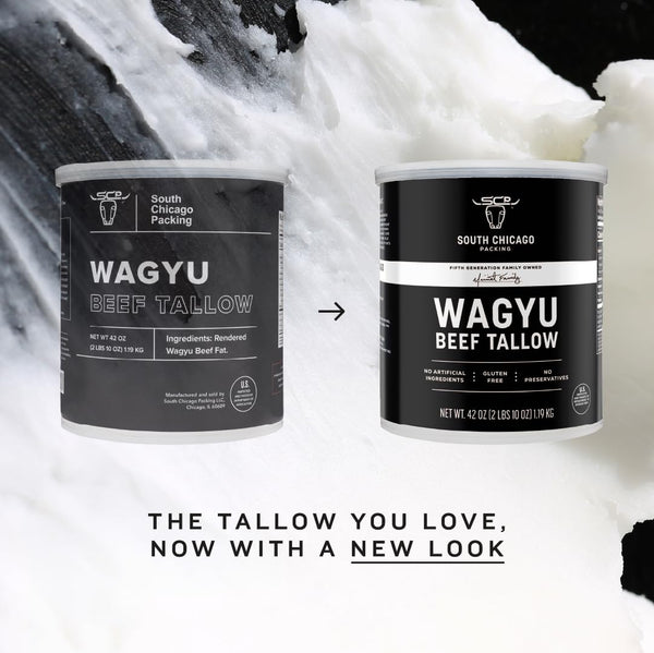 South Chicago Packing 100% Pure 42 oz Wagyu Beef Tallow for Paleo & Keto Cooking