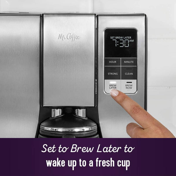 Mr. Coffee 10-Cup Programmable Coffee Maker with Thermal Carafe and Brew Strength Selection