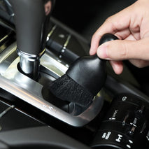 Car Interior Detailing Brush Soft Bristle Cleaning Brush for Auto Detailing and Dusting Black
