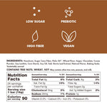 Low-calorie keto vegan hazelnut cream wafer sticks 90 calories non-gmo prebiotic fiber 12 pack