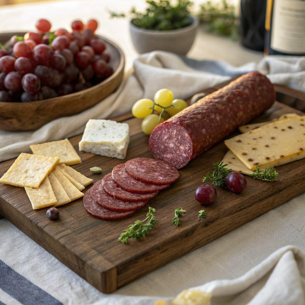 Old Wisconsin Premium Summer Sausage, 100% Natural Beef, Ready to Eat, 8 Ounce