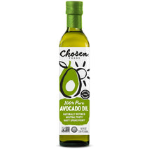 Chosen Foods 100% Pure Avocado Oil, 16.9 Fl Oz, All Purpose Cooking Oil, Non-GMO, Gluten-Free, Keto Friendly, Glyphosate Free