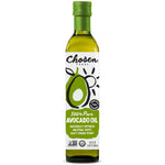 Chosen Foods 100% Pure Avocado Oil, 16.9 Fl Oz, All Purpose Cooking Oil, Non-GMO, Gluten-Free, Keto Friendly, Glyphosate Free