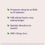 Natrol Fast Dissolve Melatonin 1 mg, Sleep Support Supplement for Adults