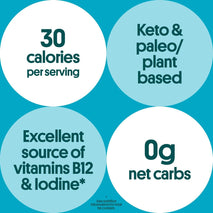 Gimme Seaweed Organic Roasted Seaweed Snacks, 20 Count, Sea Salt Flavor, Keto, Vegan, Gluten-Free