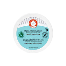 First Aid Beauty facial radiance pads with glycolic lactic acids daily exfoliating pads for sensitive skin compostable one-step makeup prep 28 count