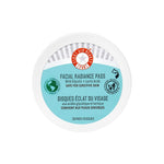 First Aid Beauty facial radiance pads with glycolic lactic acids daily exfoliating pads for sensitive skin compostable one-step makeup prep 28 count