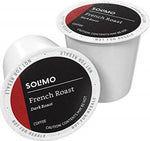 Amazon Solimo Dark Roast Coffee Pods, French Roast, 100 Count, Compatible with Keurig 2.0 K-Cup Brewers