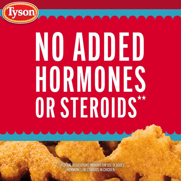 Tyson Fully Cooked Fun Dinosaur Chicken Nuggets, 29 oz (Frozen)