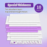 10-Pack Disposable Power Mop Pads: Unscented Replacement for Swiffer Power Mop, Ideal for Hardwood Floors