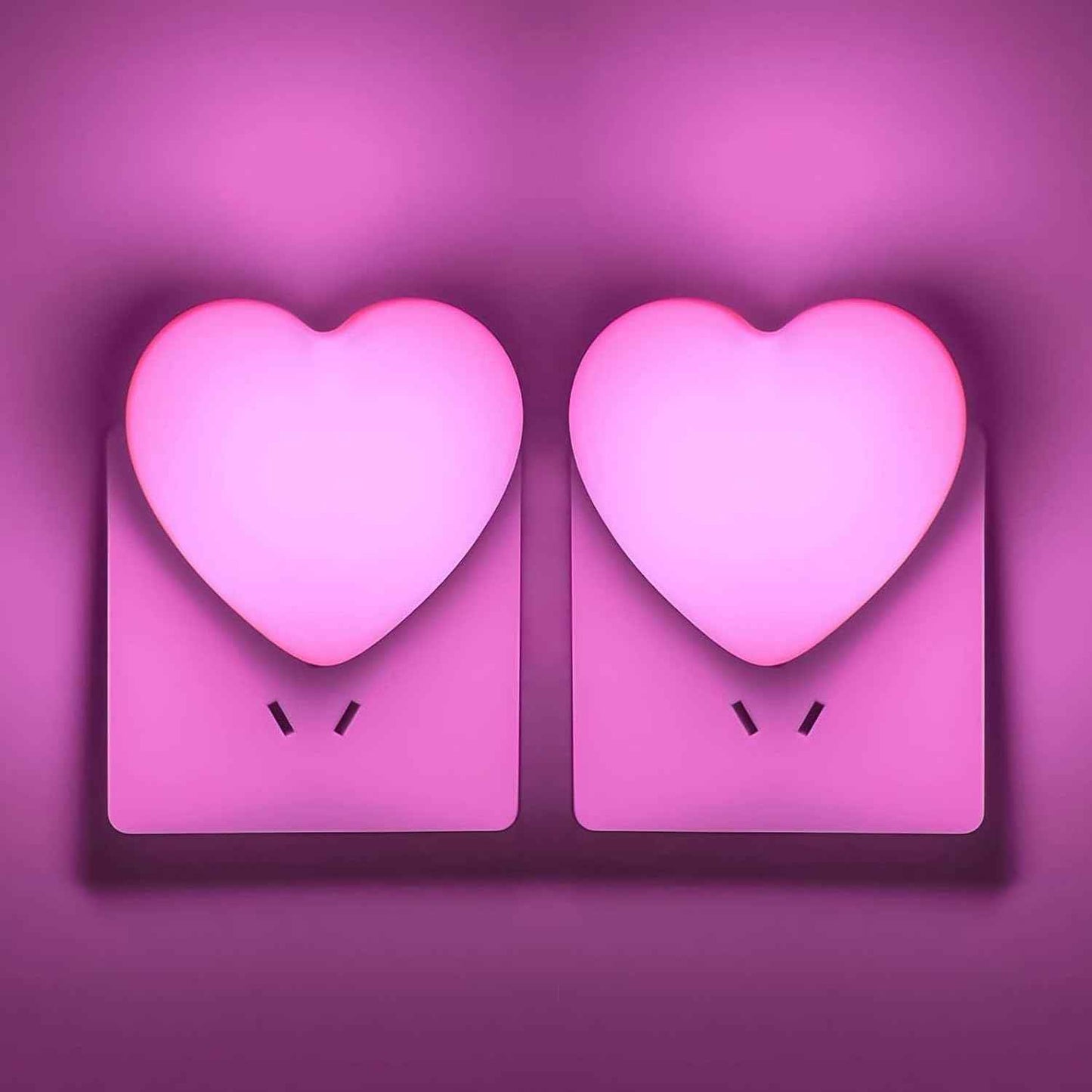 INZU Night Lights Plug into Wall, LED Night Light for Kids, Cute Nightlight with Auto Dusk to Dawn Sensor, LED Nightlight with Soft Warm Light for Bedroom, Nursery, Bathroom, Hallway (Pink) | LED Nightlight, for Kids, Soft Warm Light, Auto Dusk to Dawn Se