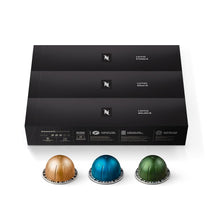 nespresso vertuo variety pack assortment, 30 count, medium and dark roast coffee pods, 7.8 oz serving