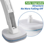 Disposable Toilet Brush - Toilet Bowl Cleaner, Toilet Cleaning Supplies, Toilet Brush with Holder, 14 Refills for Deep Cleaning and Hygienic Bathroom Maintenance