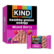 KIND Grains Energy Bars, Mixed Berry, Gluten Free, 10 Count