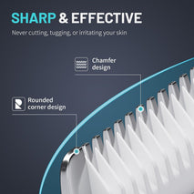 Prtech manscape body hair trimmer for men waterproof pubic hair ball trimmer with ceramic blade electric body shavers for men sensitive skin safe