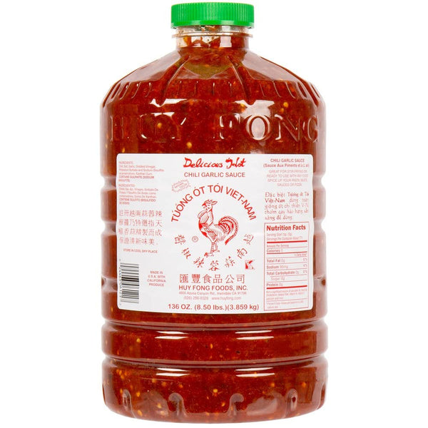 Huy Fong 8 oz Vietnamese Chili Garlic Sauce, Ready-to-Use Condiment or Cooking Sauce