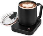 VOBAGA Coffee Mug Warmer for Desk with Auto Shut Off & 3-Temp Settings, Coffee Cup Warmer with Smart Safety Alert Home Office Accessory, Perfect for Coffee, Tea, Milk (No Mug)