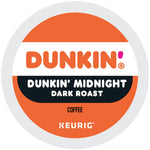 Dunkin' Single-Serve Coffee K-Cup Dark Roast Carton of 4 Boxes of 22