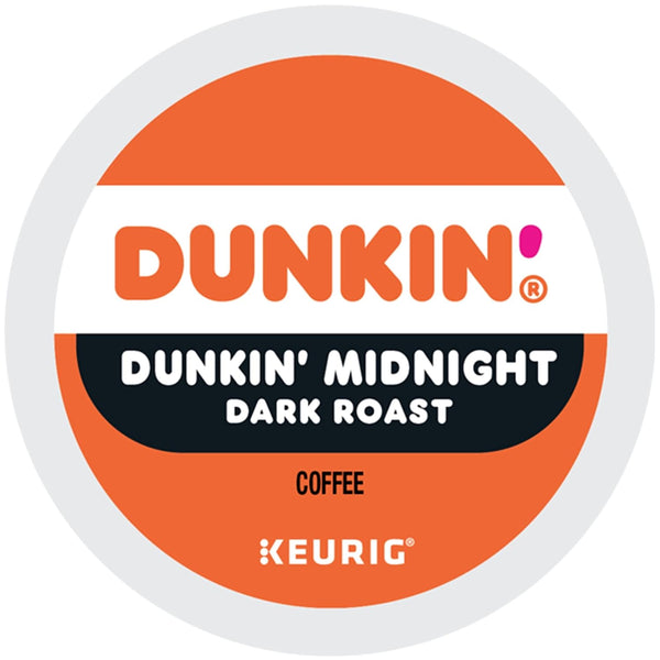 Dunkin' Single-Serve Coffee K-Cup Dark Roast Carton of 4 Boxes of 22