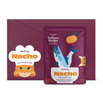 Made by Nacho Wet Cat Food in Gravy, Sustainably-Caught Salmon with Bone Broth, 12 3 oz. Pouches, Limited Ingredients