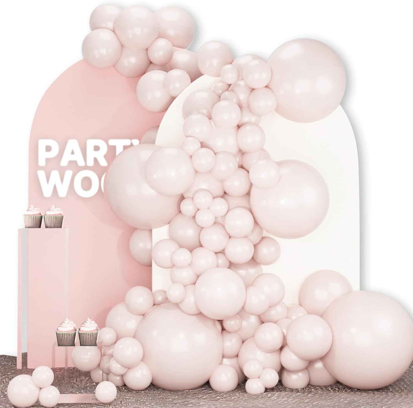 PartyWoo Gold Balloons 140pcs Different Sizes of 18 12 10 5 Inch Gold Balloon Arch Kit Garland for Birthday Wedding Anniversary Baby Shower Graduation Retirement Casino Party Decorations Gold-G101