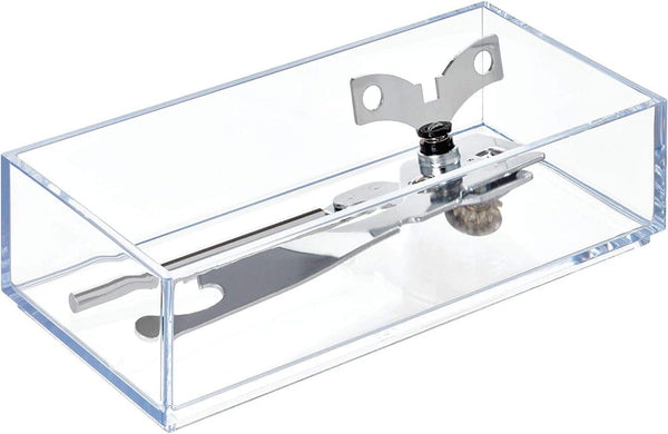 Clear Plastic Drawer Organizer for Makeup and Office Supplies
