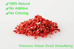 Premium Freeze Dried Strawberries Pieces 6.5 Oz/185g, 100% Natural and No Additives