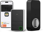 X3 Apple Home Key Door Lock Deadbolt, iOS ONLY, Smart Keyless Entry Door Lock with Fingerprint, Works with HomeKit Over Thread (Border Router), Voice/App/Remote Control, IP65 Weatherproof, Black