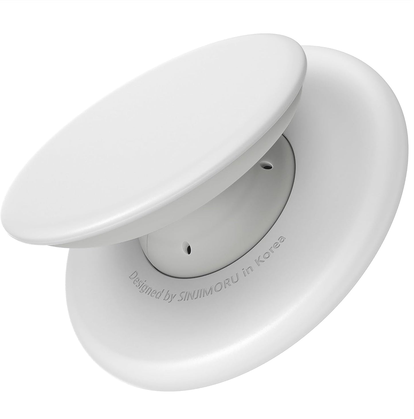 Sinjimoru for MagSafe Phone Grip, Soft Silicone Magnetic Finger Grip for iPhone 17/16/15/14/13, Comfortable One-Touch Holding, M-Tap Tok Black