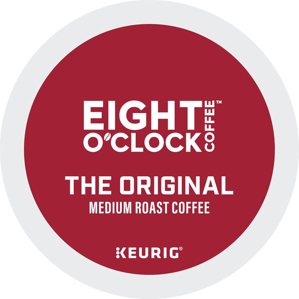 Eight O'Clock Coffee The Original Single-Serve Keurig K-Cup Pods Medium Roast Coffee Pods 96 Count
