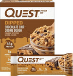 Quest Nutrition Double Chocolate Chunk Protein Bars, 20g Protein, 4g Net Carb, Gluten Free, Keto Friendly, 4 Count