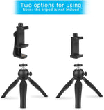 Adjustable Smartphone Holder with Rotatable Bracket and 1/4 inch Screw