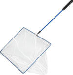 AQUANEAT 4-inch Aquarium Fish Net for small fish tank cleaning, food waste skimmer for small ponds and pools