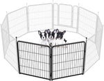 FXW Rollick Unleashed Dog Playpen for Indoor, Yard, RV Camping, 24 inch 8 Panels for Small and Puppy Dogs, Black│Patented