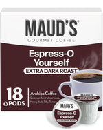 Maud's Bold Dark Roast Coffee Pods Variety Pack, 40-count, 9 Assorted Flavors