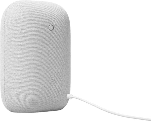 Google Audio Bluetooth Speaker - Chalk, Wi-Fi, Bluetooth, Google Assistant, Stereo Pairing