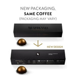 Nespresso Capsules Vertuo Double Espresso Chiaro Medium Roast Coffee Pods 30-Count
