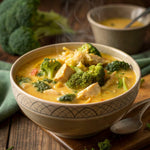 Campbell's Chicken Broccoli Cheese Soup, 18.8 Oz Cans, Case of 12, No Antibiotics Chicken, Microwavable