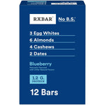 RXBAR Blueberry Protein Bars, 22oz Box, 12 Count, Gluten Free